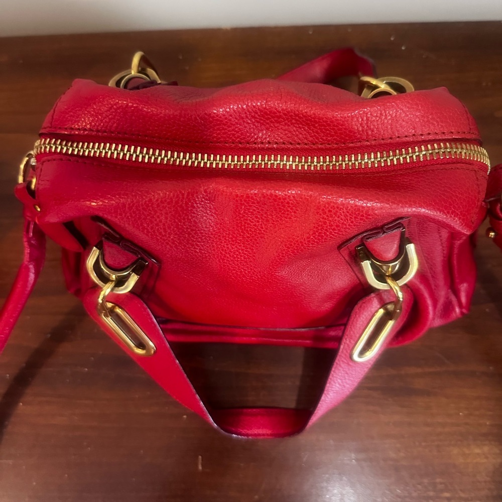 Chloe Paraty Red Leather Handbag - Picture 2 of 16